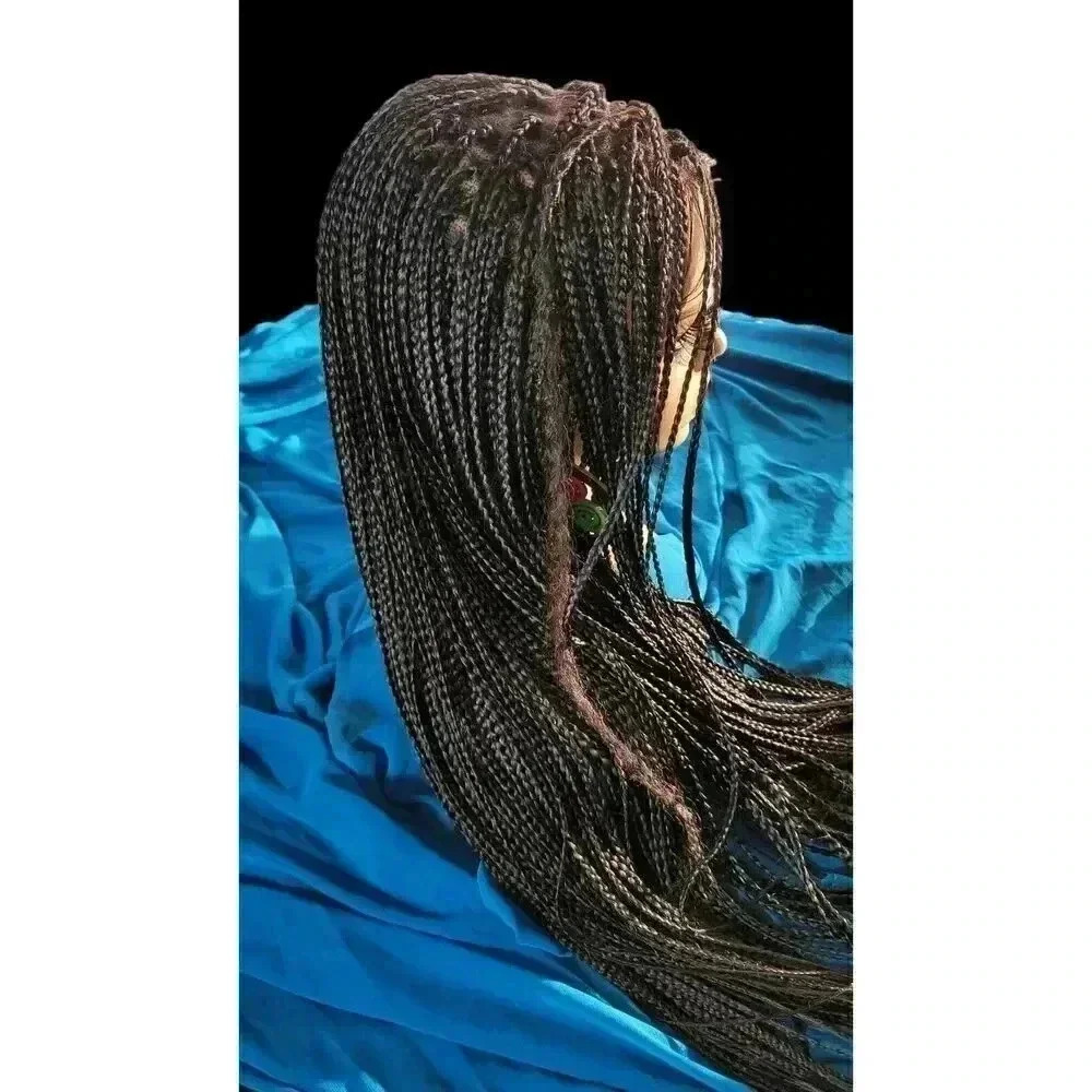 Pain-Free 22" Knotless Box Braids with Lace Closure and Baby Hair - Instant, NWT - Picture 10 of 15